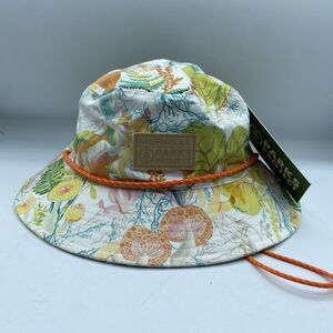 Merrell x Parks Project Bucket Hat Unisex White Floral Summer Outdoor Hike NWOT